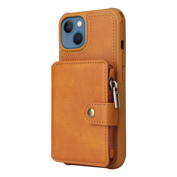 For iPhone 13 mini Zipper Shockproof Protective Phone Case
