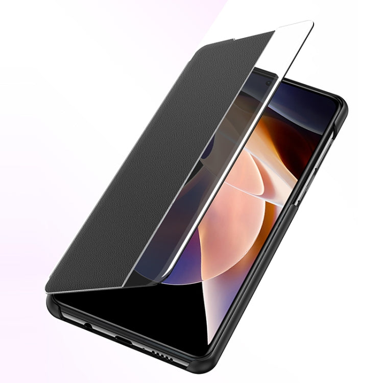 For Xiaomi Redmi Note 11 Pro Window View Leather Phone Case
