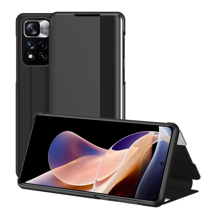For Xiaomi Redmi Note 11 Pro Window View Leather Phone Case