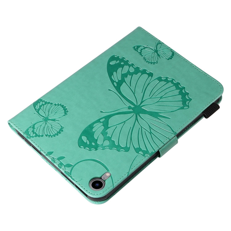 Pressed Printing Butterfly Pattern Horizontal Flip Leather Tablet Case For iPad mini 6