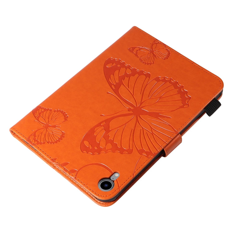Pressed Printing Butterfly Pattern Horizontal Flip Leather Tablet Case For iPad mini 6