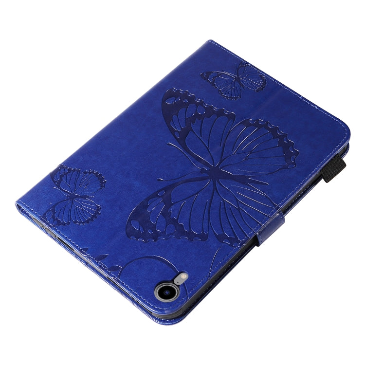 Pressed Printing Butterfly Pattern Horizontal Flip Leather Tablet Case For iPad mini 6