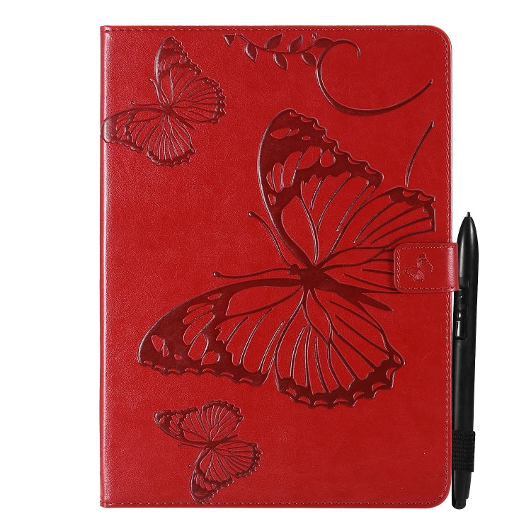 Pressed Printing Butterfly Pattern Horizontal Flip Leather Tablet Case For iPad mini 6