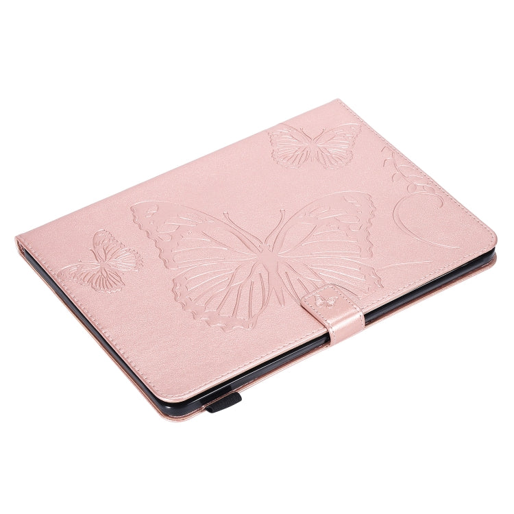 Pressed Printing Butterfly Pattern Horizontal Flip Leather Tablet Case For iPad mini 6