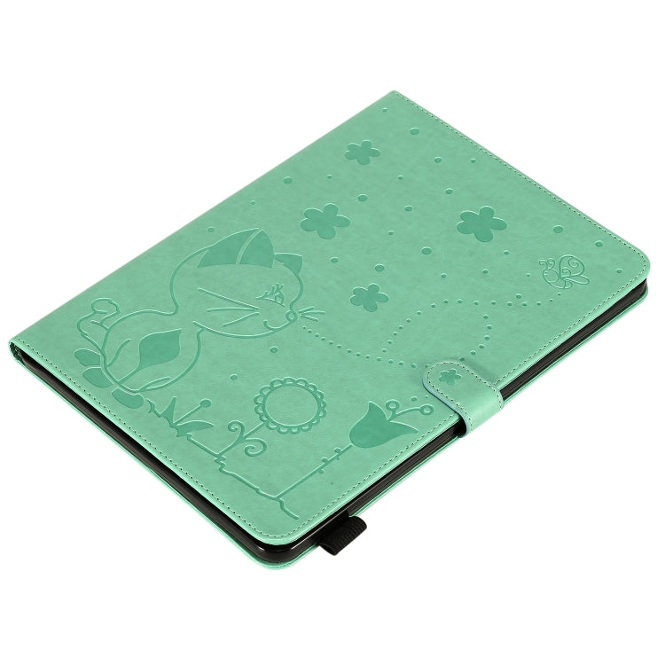 Cat Bee Embossing Pattern Horizontal Flip Leather Tablet Case For iPad mini 6