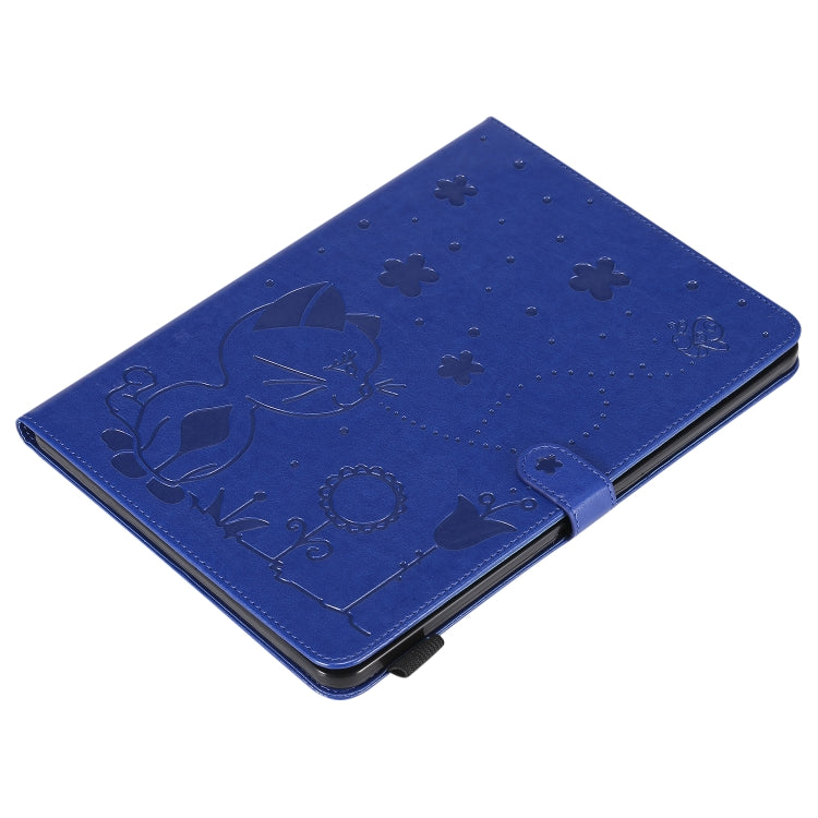 Cat Bee Embossing Pattern Horizontal Flip Leather Tablet Case For iPad mini 6