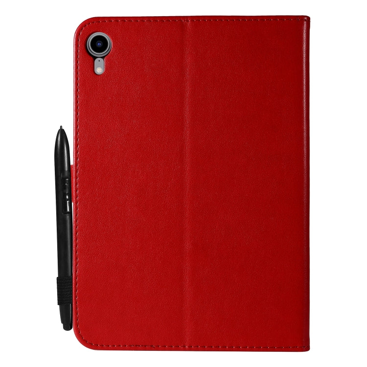 Cat Bee Embossing Pattern Horizontal Flip Leather Tablet Case For iPad mini 6