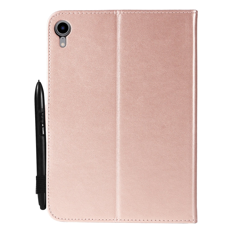 Cat Bee Embossing Pattern Horizontal Flip Leather Tablet Case For iPad mini 6