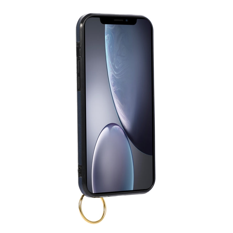 For iPhone 13 Pro Wristband Wallet Leather Phone Case