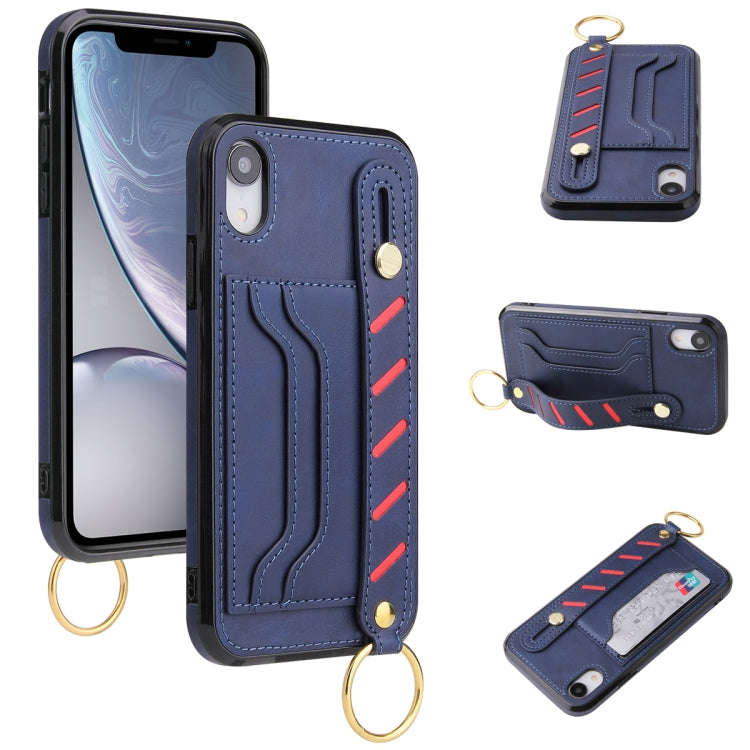 For iPhone X / XS Wristband Wallet Leather Phone Case