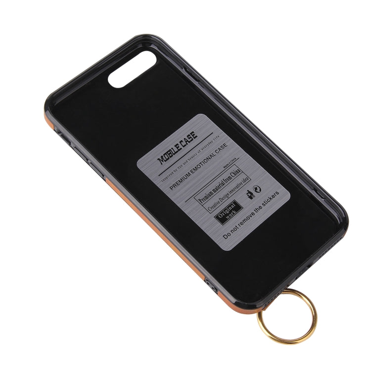 For iPhone SE 2022 / SE 2020 / 8 / 7 Wristband Wallet Leather Phone Case