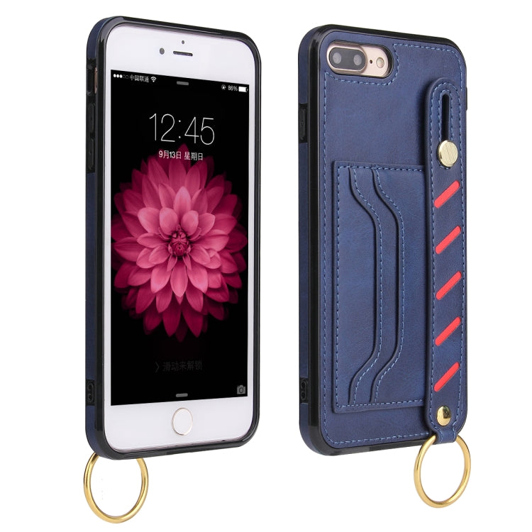 Wristband Wallet Leather Phone Case For iPhone 8 Plus / 7 Plus