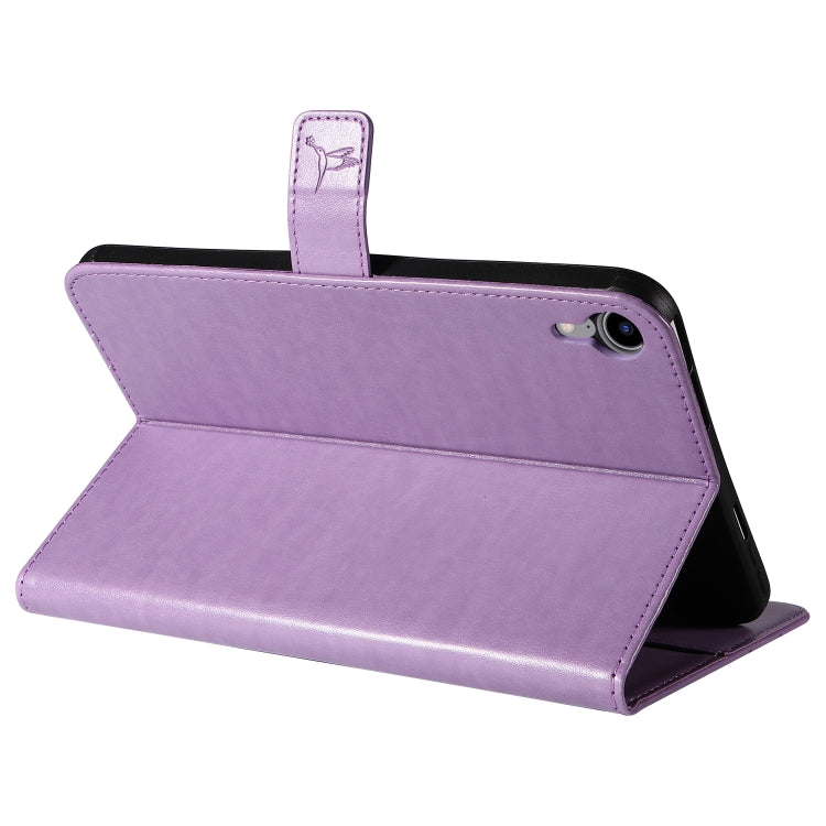 Pressed Printing Woman and Cat Pattern Horizontal Flip Leather Tablet Case For iPad mini 6