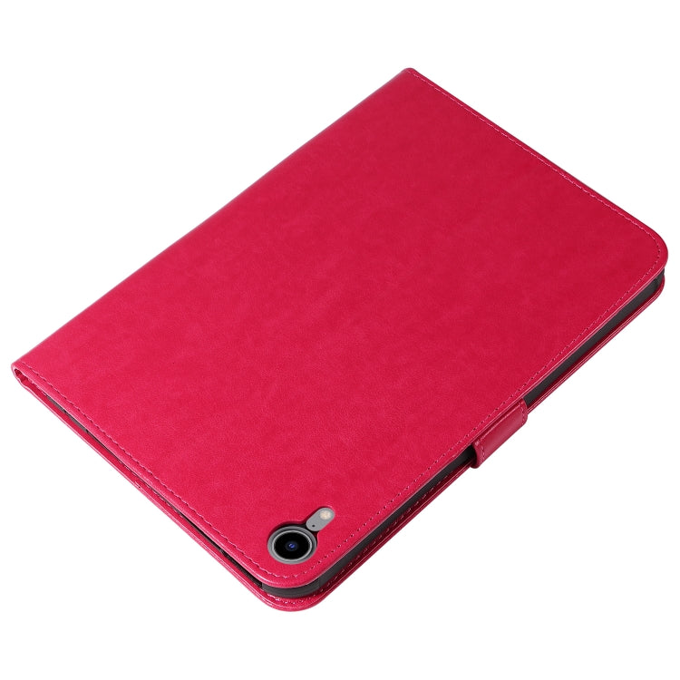 Pressed Printing Woman and Cat Pattern Horizontal Flip Leather Tablet Case For iPad mini 6