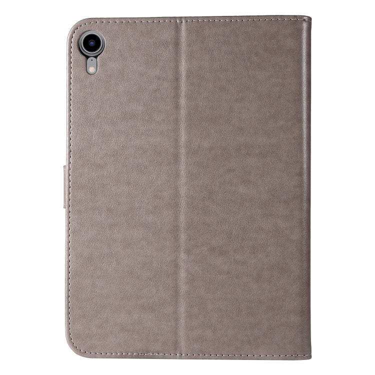 Pressed Printing Woman and Cat Pattern Horizontal Flip Leather Tablet Case For iPad mini 6