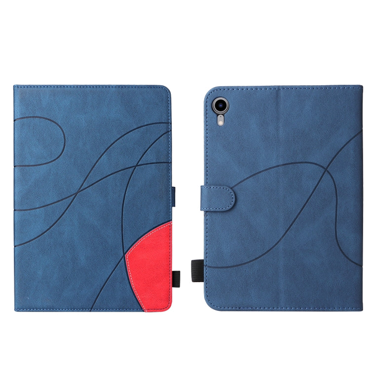 Dual-color Splicing Horizontal Flip Leather Tablet Case For iPad mini 6