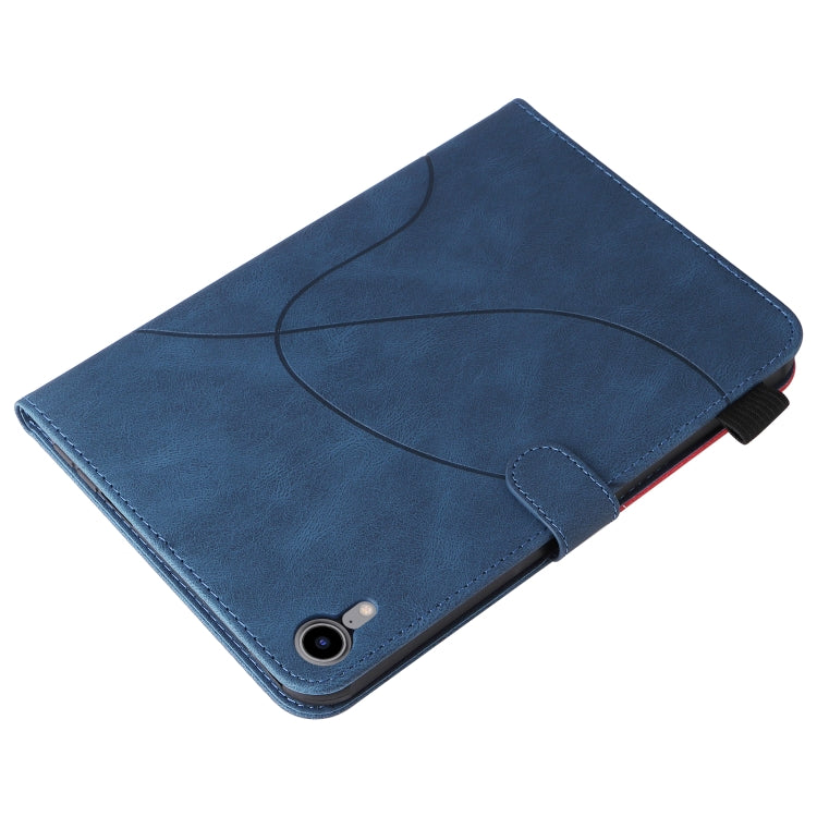 Dual-color Splicing Horizontal Flip Leather Tablet Case For iPad mini 6