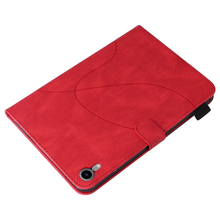 Dual-color Splicing Horizontal Flip Leather Tablet Case For iPad mini 6