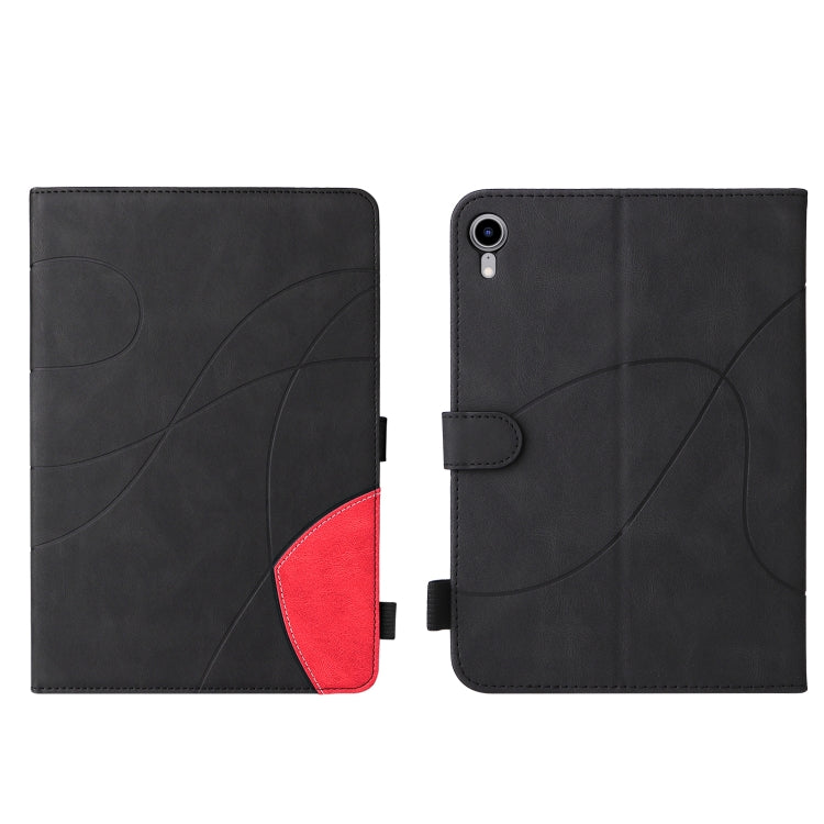 Dual-color Splicing Horizontal Flip Leather Tablet Case For iPad mini 6