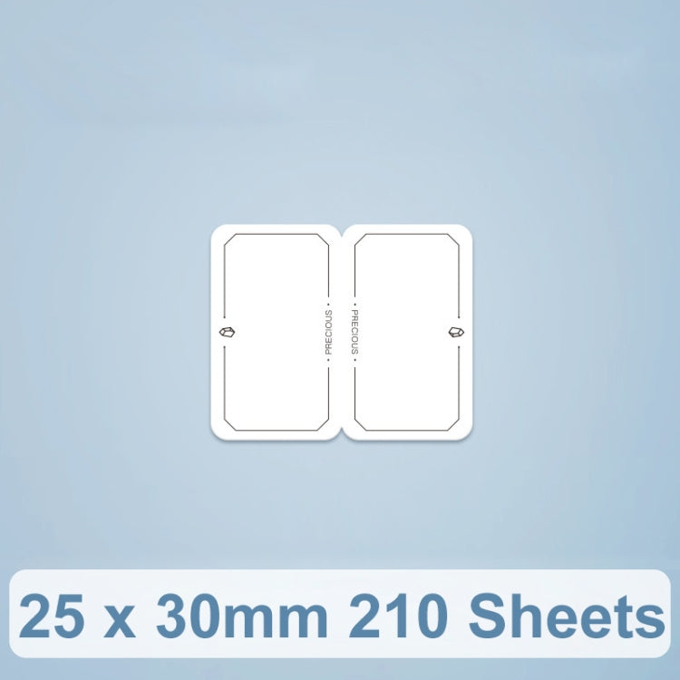 25 x 30mm 210 Sheets Thermal Printing Label Paper For NiiMbot D101 / D11