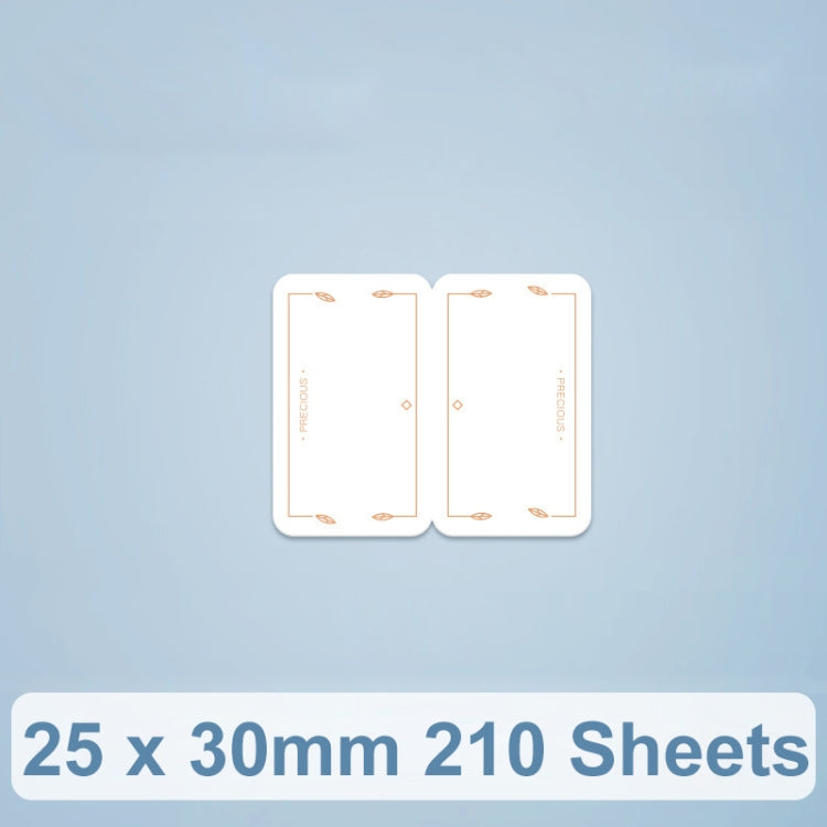 25 x 30mm 210 Sheets Thermal Printing Label Paper For NiiMbot D101 / D11