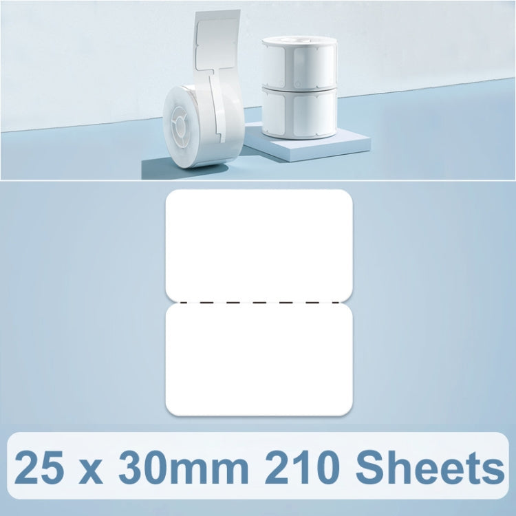 25 x 30mm 210 Sheets Thermal Printing Label Paper For NiiMbot D101 / D11