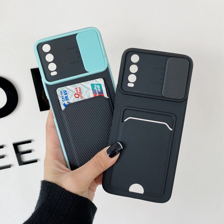 For vivo Y20 Sliding Camshield Card TPU + PC Case