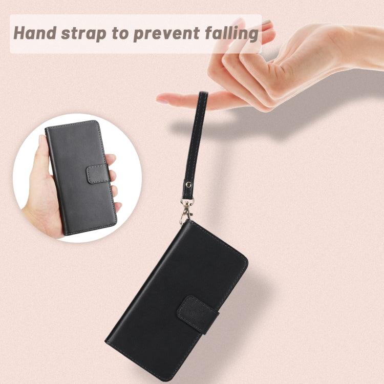 For iPhone 11 Plain Weave Cowhide Genuine Leather Phone Case