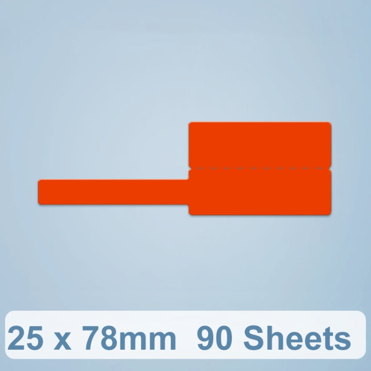 25 x 78mm 90 Sheets Thermal Label Data Cable Sort Stickers For NiiMbot D101 / D11