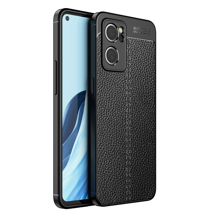 For OPPO Reno7 5G Litchi Texture Shockproof Phone TPU Case