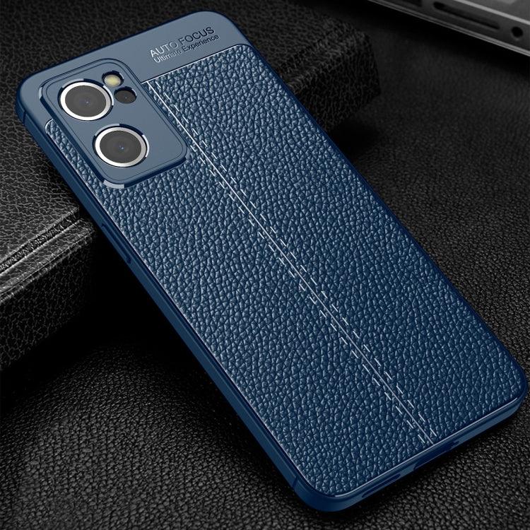For OPPO Reno7 5G Litchi Texture Shockproof Phone TPU Case