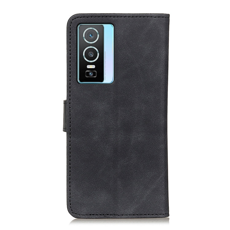 For vivo Y76 5G / Y76s 5G KHAZNEH Retro Texture Horizontal Flip Leather Phone Case