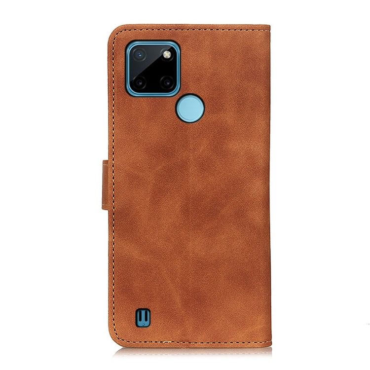 For OPPO Realme C21Y / C25Y KHAZNEH Retro Texture Horizontal Flip Leather Phone Case