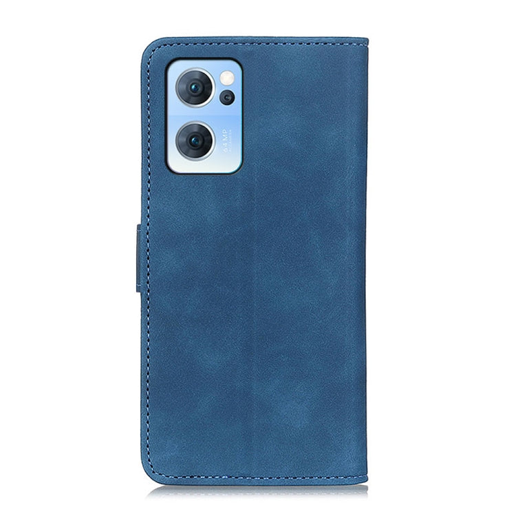 For OPPO Reno7 5G KHAZNEH Retro Texture Horizontal Flip Leather Phone Case
