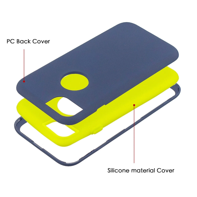 For iPhone 6s / 6 3 in 1 Shockproof PC + Silicon Case