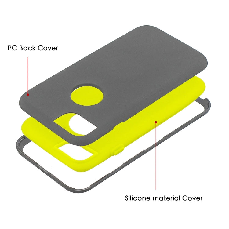For iPhone 6s / 6 3 in 1 Shockproof PC + Silicon Case