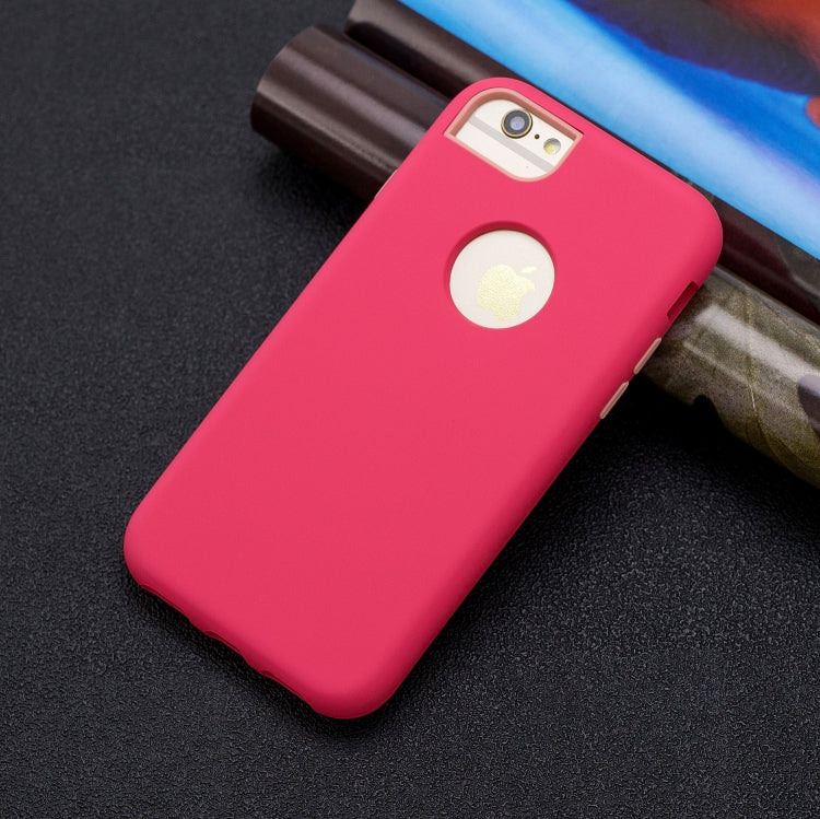 For iPhone SE 2022 / SE 2020 / 8 / 7 3 in 1 Shockproof PC + Silicon Case