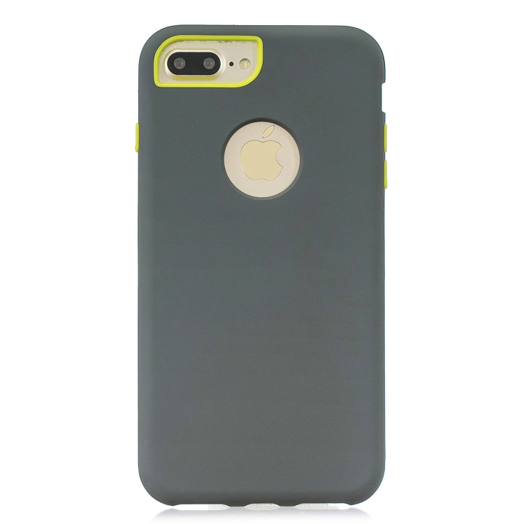 For iPhone 8 Plus / 7 Plus 3 in 1 Shockproof PC + Silicon Case