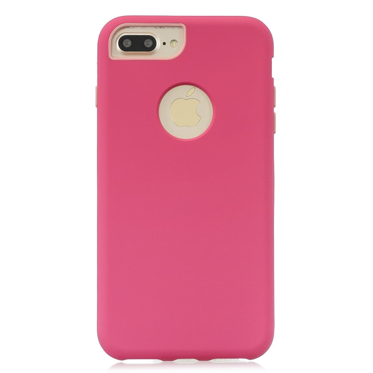 For iPhone 8 Plus / 7 Plus 3 in 1 Shockproof PC + Silicon Case
