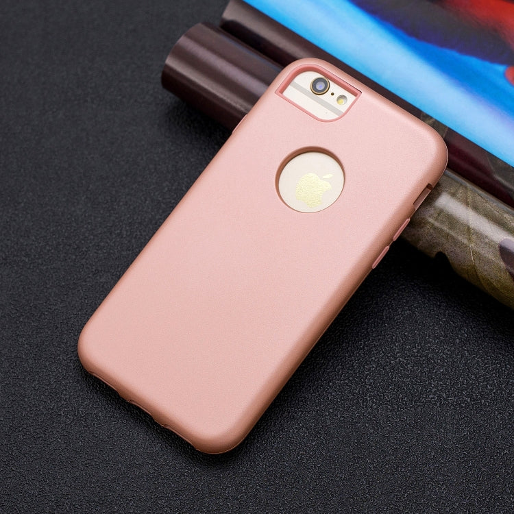 For iPhone 6s Plus / 6 Plus 3 in 1 Shockproof PC + Silicon Case