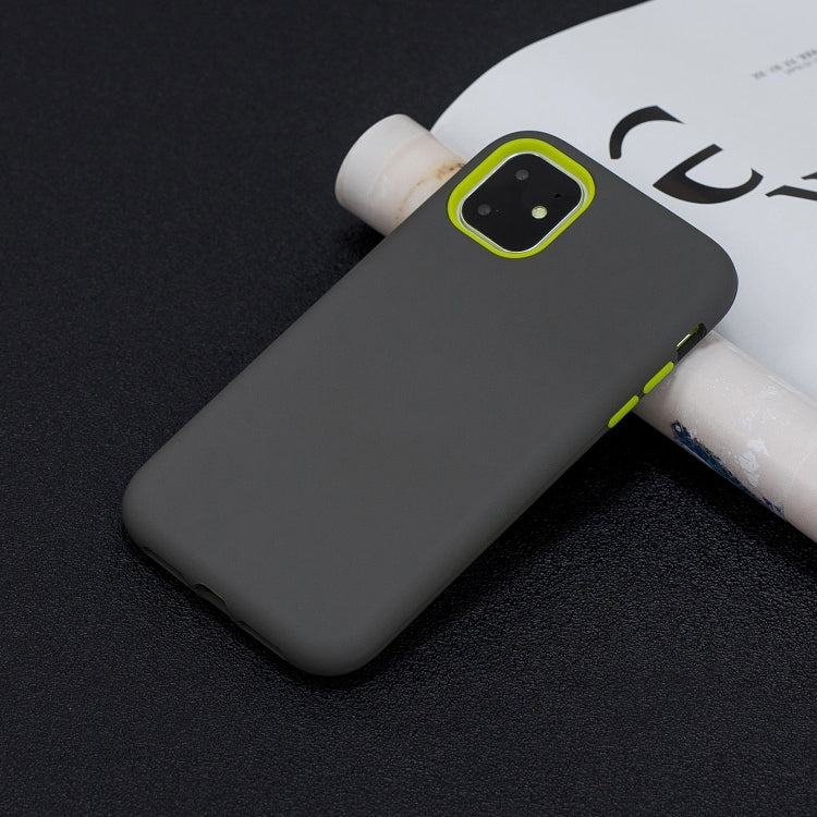 For iPhone 11 3 in 1 Shockproof PC + Silicon Case