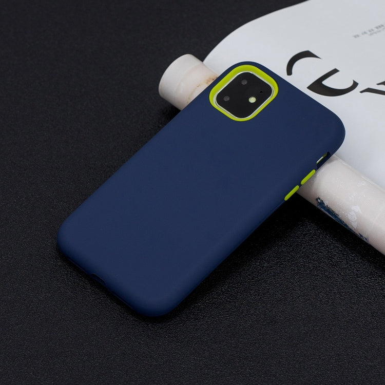 For iPhone 11 Pro Max For iPhone 11 Pro 3 in 1 Shockproof PC + Silicon Case