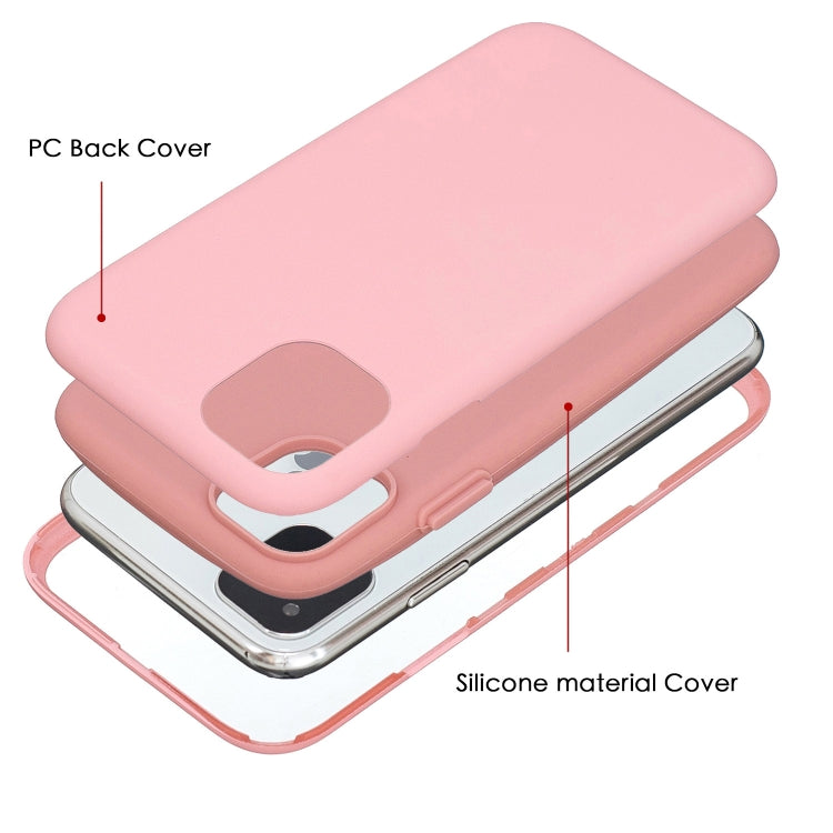 For iPhone 11 Pro Max For iPhone 11 Pro 3 in 1 Shockproof PC + Silicon Case