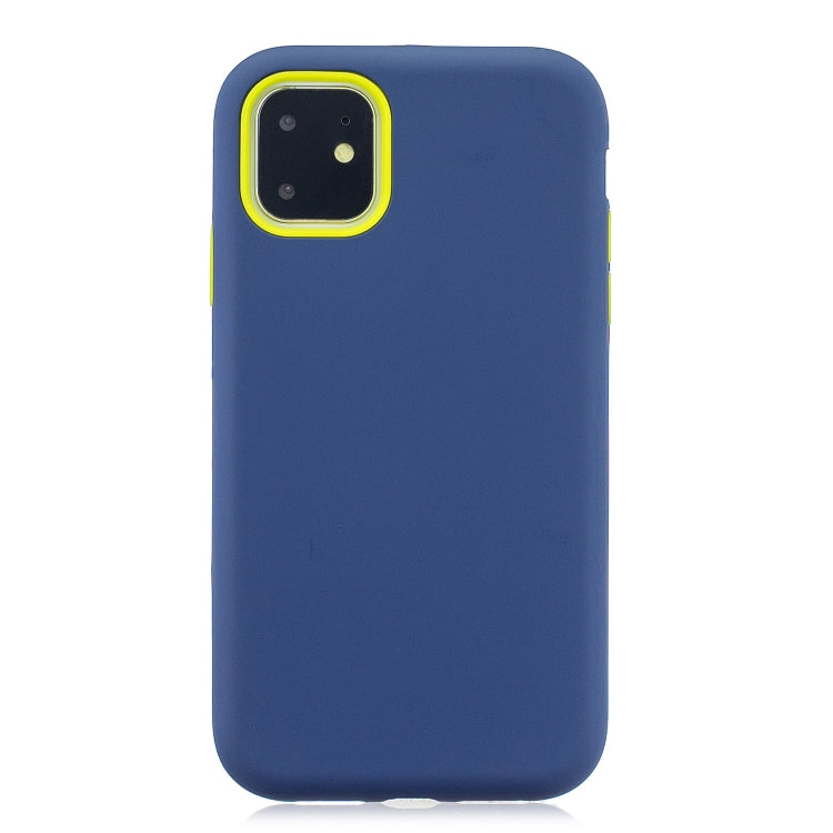 For iPhone 11 Pro Max 3 in 1 Shockproof PC + Silicon Case