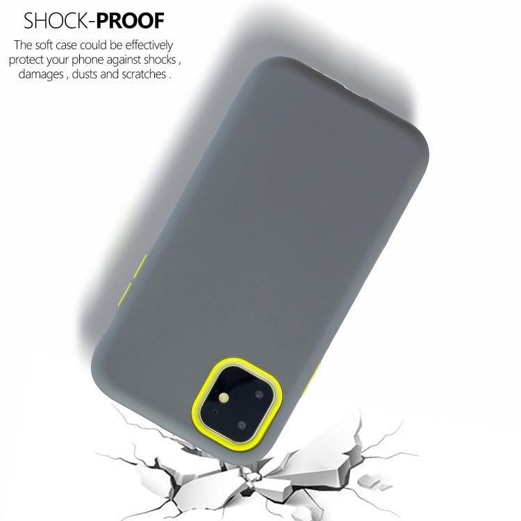 For iPhone 11 Pro Max 3 in 1 Shockproof PC + Silicon Case