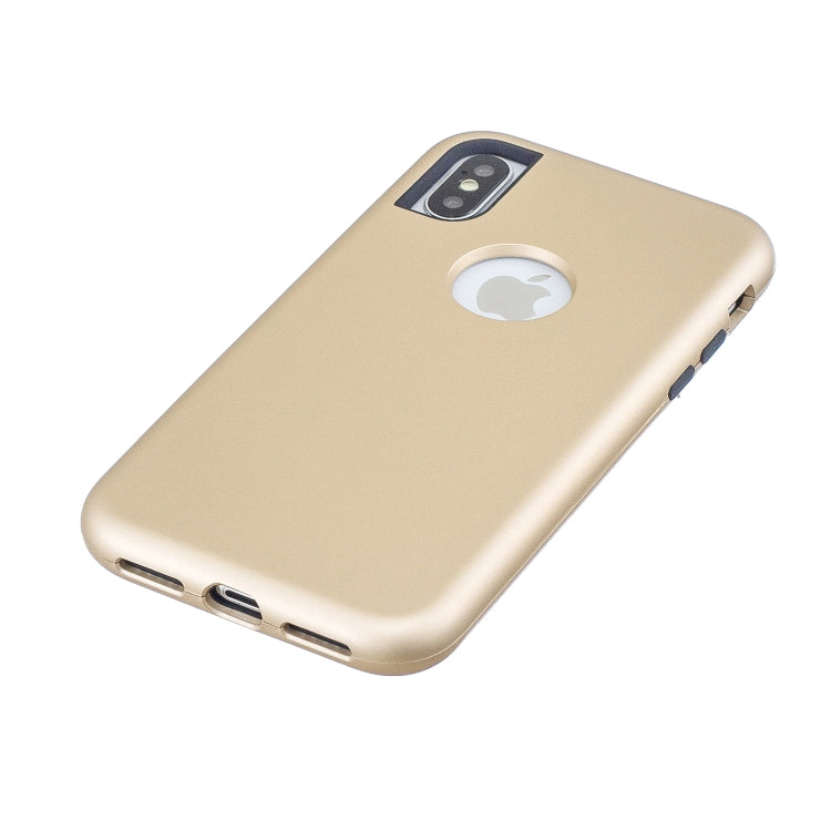 For iPhone XR 3 in 1 Shockproof PC + Silicon Case