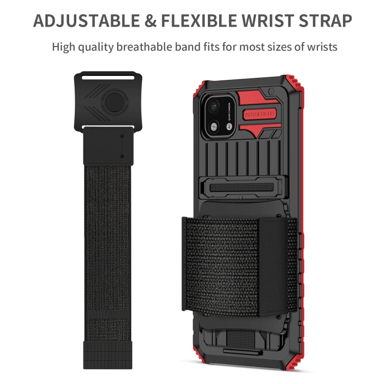 For OPPO Realme C20 Armor Wristband Phone Case