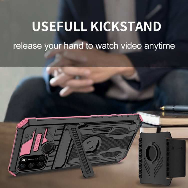 For OPPO Realme C17 Armor Wristband Phone Case