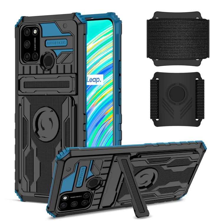 For OPPO Realme C17 Armor Wristband Phone Case