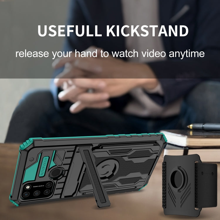 For OPPO Realme C17 Armor Wristband Phone Case